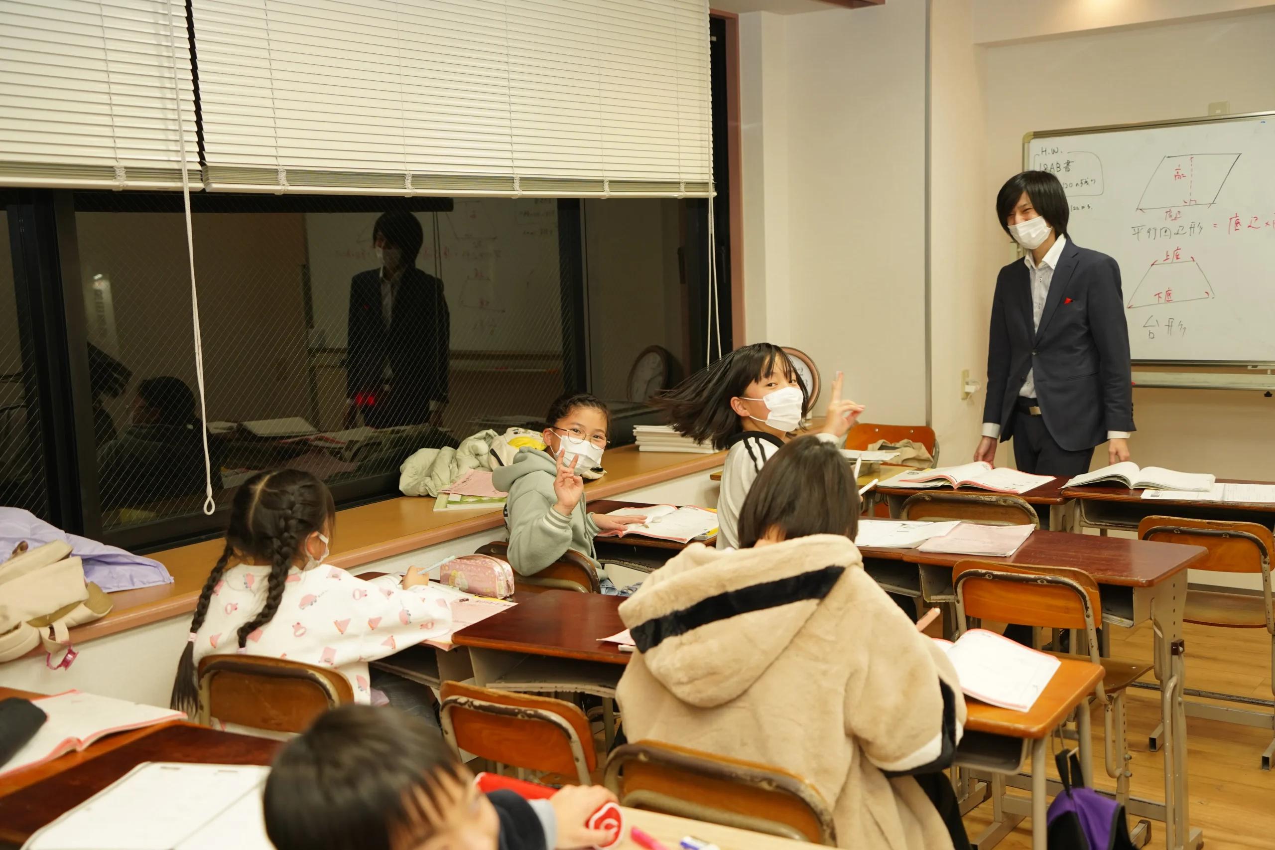小学生の授業の様子